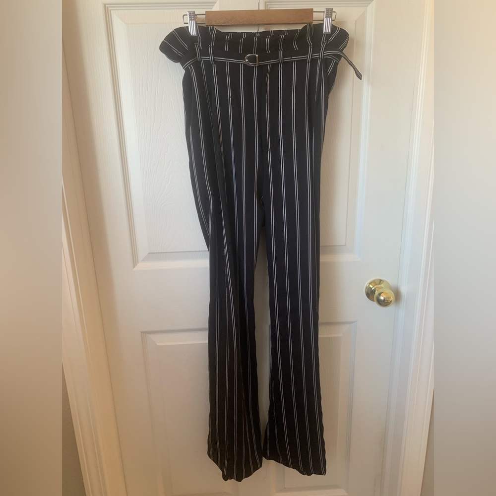 Express Black Wide Leg Trouser